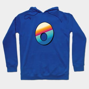 Number 0, Zero - beach colors Hoodie